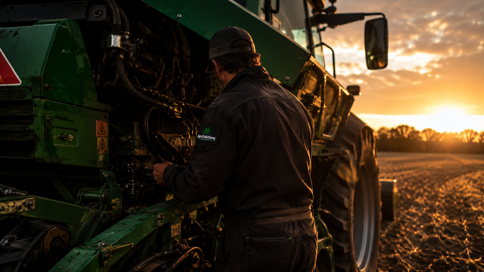 Equipo técnico apoyando una operación agrícola